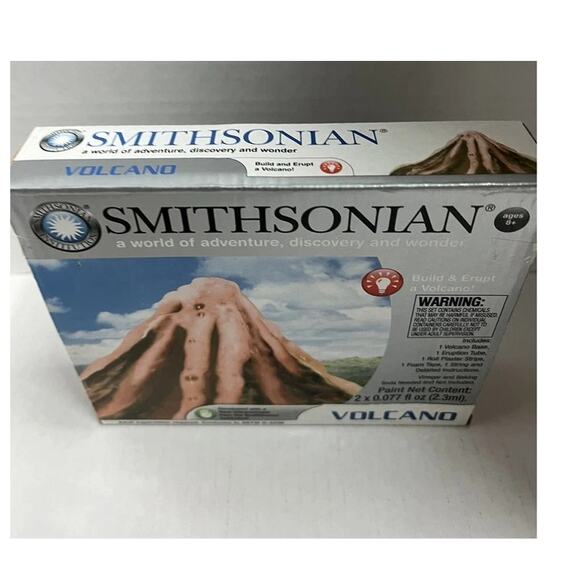 Smithsonian Volcano Kit science Build & Erupt earth science stem NIB - Picture 3 of 3